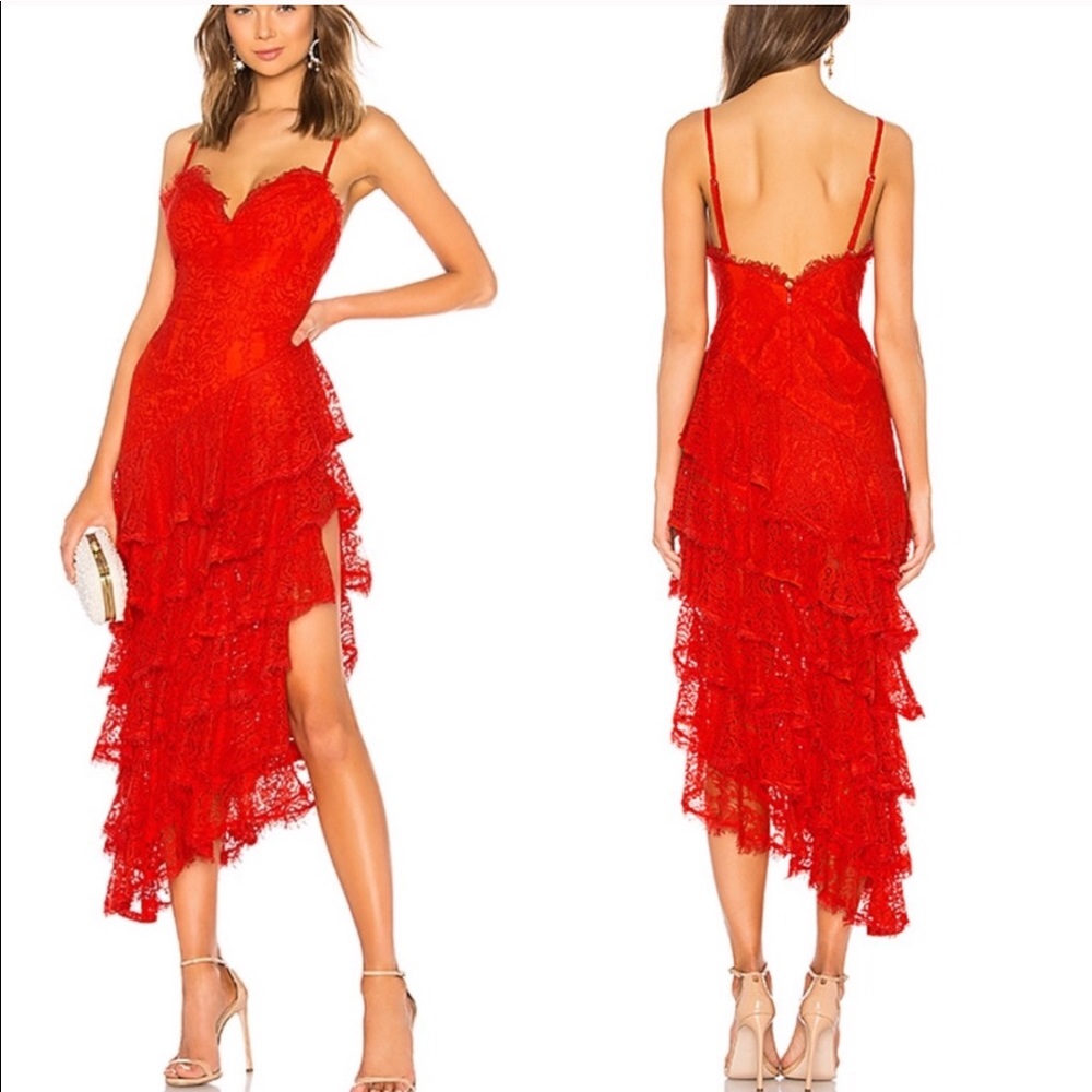 NWT Majorelle Oracle Gown size small red